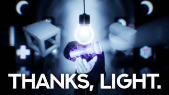 Thanks, Light! turns light into a tool for solving challenges in a world marked by visual glitches