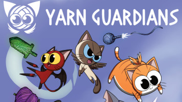 Yarn Guardians the hand drawn flying cats Metroidvania is available on PC and Nintendo Switch
