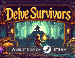 Delve Survivors combines classic roguelike elements with survivors style action in procedural dungeons