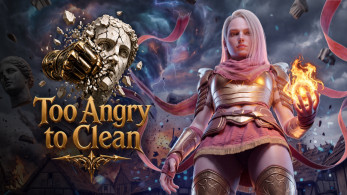 Fully destructible worlds in Too Angry to Clean, with magic to annihilate hordes of undead and bring order to chaos